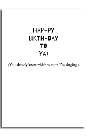 Our Birthday Song